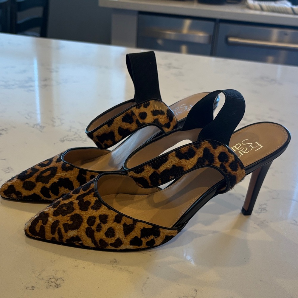 Franco Sarto Leopard Print Heels